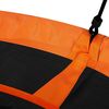 ​Leagan cuib , cadru otel, 100 % poliester, scaun confortabil, forma rotunda, 95 cm, portocaliu si negru, Lungime: 95 cm, Culoare: Portocaliu, Negru-poza 5-Dacenergy.ro
