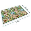 ​Spatiu de joaca 2 in 1, covoras din spuma si carte de colorat, asigura izolare termica fata de sol, textura anti-alunecare, model frumos cu animale de la Zoo, 200 x 120 cm, verde, Dimensiune (cm)	: 200 x 120-poza 10-Dacenergy.ro