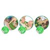 ​Spatiu de joaca 2 in 1, covoras din spuma si carte de colorat, asigura izolare termica fata de sol, textura anti-alunecare, model frumos cu animale de la Zoo, 120 x 90 cm, verde, Dimensiune (cm)	: 120 x 90-poza 12-Dacenergy.ro