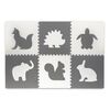 Covoras puzzle din spuma, imprimat cu animale, 6 piese, antiderapant, 180 x 120 x 1,1 cm-Dacenergy.ro