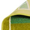 Covor camera copii DacEnergy©, confectionat din polipropilena, modelul viu colorat, asemenea unui teren de fobal, 120 x 170 cm, verde-poza 2-Dacenergy.ro