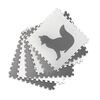 Covoras puzzle din spuma, imprimat cu animale, 6 piese, antiderapant, 180 x 120 x 1,1 cm-poza 3-Dacenergy.ro