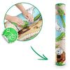 ​Spatiu de joaca 2 in 1, covoras din spuma si carte de colorat, asigura izolare termica fata de sol, textura anti-alunecare, model frumos cu animale de la Zoo, 120 x 90 cm, verde, Dimensiune (cm)	: 120 x 90-poza 4-Dacenergy.ro