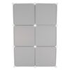 Dulap modular pentru copii DacEnergy©, 5 compartimente, elegant si functional, 75 x 37 x 111 cm, gri, Culoare: Gri-poza 5-Dacenergy.ro