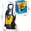 ​Aparat de spalat cu presiune, lance cu functie StopAndSafe ,tehnologia TurboStream, recipient de detergent reglabil, 450 ml, filtrul de apa, temperatura maxima a apei 60°C, 230 bar, 1800 W-poza 10-Dacenergy.ro