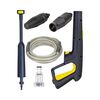​Aparat de spalat cu presiune, 2000 W, debit maxim 440 l/h, 140 bari, lungime furtun 8 m, negru si galben + aspirator auto-poza 2-Dacenergy.ro