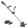 Trimmer pentru gazon, diametru de taiere 26 cm, maner ergonomic in forma de V, cu acumulator Li-ion 18 V, 2.5 Ah, Capacitate acumulator: 2.5 Ah-poza 2-Dacenergy.ro