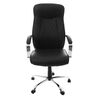 RESIGILAT: Scaun birou directorial DacEnergy©, rotativ, reglabil pe inaltime, structura metal cromat, dimensiune 129x61x72cm, tapiterie din imitatie de piele, culoare negru-poza 2-Dacenergy.ro