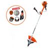 Motocoasa pe benzina, 2 timpi, putere motor 2.2 CP, 1.6 kW, cap taietor cu fir, cutit pentru iarba, sistem antivibratii, accesorii-poza 2-Dacenergy.ro