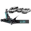 RESIGILAT: Cric auto hidraulic, realizat din otel si aluminiu, capacitate mare de ridicare de 2,5 tone, inaltimea de ridicare 80 - 360 mm, roti pivotante la 360° cu rulmenti, 53 x 20.5 x 8/36 cm, negru si verde-poza 9-Dacenergy.ro