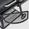 Gratar pe carbuni cu afumatoare, realizat din otel, functii 4 in 1, afumare directa, afumare indirecta, grill in stil american si afumare la rece, manere inox, dimensiune 117x125,5x83,5 cm-poza 3-Dacenergy.ro