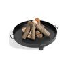 ​Semineu exterior, otel brut, rotund, lucrat manual, 60 x 20 cm-poza 3-Dacenergy.ro