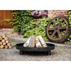 ​Semineu exterior, otel brut, rotund, lucrat manual, 60 x 20 cm-poza 4-Dacenergy.ro