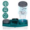 Pompa de st​ropit cu acumulator, plumb-acid, 12 V, 8 Ah, 4 duze diferite, presiune maxima 5, 5 bar, debit maxim 3, 1 l/min, timp de lucru 9 ore, cu mixe, 45 x 38 x 19 cm, 16 l, alb si albastru ​-poza 9-Dacenergy.ro