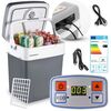 Lada frigorifica, 32 L, afisaj electronic, fuctie racire si incalzire, maner rabatabil, blocare capac, 230V si 12V, 41 x 32 x 48 cm, Capacitate	: 32 l, Culoare: Gri, Alb-poza 2-Dacenergy.ro