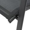 Scaun gradina DacEnergy©, material metal si textilen, usor de intretinut, rezistent la uv, 73 x 54 x 92 cm, negru, Continut pachet	: 1 x Scaun, Latime: 54 cm, Culoare: Negru-poza 2-Dacenergy.ro