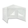 ​Pavilion de gradina, constructie durabila, material PE, rezistent la razele UV si ploaie, 4 pereti, 300 x 300 cm, alb, Forma	: Patrat, Culoare: Alb-Dacenergy.ro