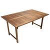 ​Masa extensibila pentru gradina DacEnergy©, lemn acacia tratat, interior si exterior, dreptunghiulara, 12 persoane, 160 / 220 x 100 x 74 cm, natur-Dacenergy.ro