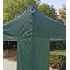 Pavilion gradina DacEnergy©, scheletul este fabricat din otel, acoperisul confectionat din poliester, pliabil, 3 x 3 m, verde-poza 4-Dacenergy.ro
