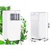 Aer conditionat portabil, 3in1, raceste, usuca si aeriseste, afisaj LCD, panou de control tactil, telecomanda, WiFi, mod de noapte, functia de blocare pentru copii, filtru de particule, 2600 W, Capacitate generala	: 9000 BTU, Culoare: Alb-poza 2-Dacenergy.ro