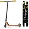 Trotineta cascadorie , din otel, maner cauciuc tpr, roti de 100mm, 83x66 cm, gold, Culoare: Auriu-poza 3-Dacenergy.ro