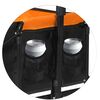 ​Carucior de transport, material cadru din otel, pliabil, buzunare practice, capacitate de incarcare pana la 90 kg, 78,5 x 55 x 48 cm, negru si portocaliu, Culoare: Portocaliu, Negru-poza 10-Dacenergy.ro