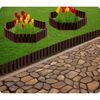 ​Bordura de gradina, material PP durabil, rezistent la UV, inghet si schimbarile meteorologice, design modular, 2.2 m, maro, Culoare: Maro, Inaltime: 23.5 cm-poza 3-Dacenergy.ro