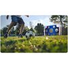Covoras tinta pentru poarta de fotbal cu puncte, cu imprimare de inalta calitate, cu elemente de prindere incluse, 300 x 200 cm, albastru-poza 8-Dacenergy.ro