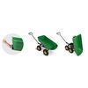 Carucior pentru gradina, otel, functia de basculare, 47x85x18 cm, capacitate de ridicare 200 kg, verde, Culoare: Verde-poza 8-Dacenergy.ro