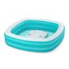 ​Piscina gonflabila Bestway, confectionata din vinil, capacitate 737 l, cu 4 suporturi pentru pahare, 218 x 218 x 48 cm, alb si verde-Dacenergy.ro