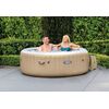 ​Piscina gonflabila jacuzzi, cu masaj si pompa filtrare, dimensiuni 196 x 71 cm, volum 795 litri, culoare maro-poza 2-Dacenergy.ro