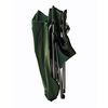 Scaun camping DacEnergy, cadru fabricat din otel, poliester, cu brate si suport de pahar, pliant, cu umbrela, verde inchis, 84 x 52 x 85 cm, Culoare: Verde inchis-poza 2-Dacenergy.ro
