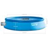 ​Piscina gonflabila, realizata din material PVC, forma rotunda, pompa pentru filtrare, scara, prelata si folie, 12430 litri, 457 x 107 cm, albastra-poza 3-Dacenergy.ro