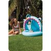 ​Piscina gonflabila pentru copii Intex, cu baza moale si acoperis incorporat, din PVC, in forma de peste, 127 x 102 x 86 cm, albastru-poza 3-Dacenergy.ro