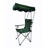 Scaun camping DacEnergy, cadru fabricat din otel, poliester, cu brate si suport de pahar, pliant, cu umbrela, verde inchis, 84 x 52 x 85 cm, Culoare: Verde inchis-poza 3-Dacenergy.ro