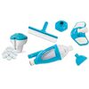 ​Piscina cu cadru, material PVC durabil cu 3 straturi, pompa de filtru, scara metalica, prelata si folie, skimmer, kit de curatare cu aspirator, rotunda, 14614 litri, 457 x 107 cm-poza 5-Dacenergy.ro