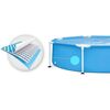 ​Piscina cu cadru, material PVC durabil cu 3 straturi, usor de asamblat, forma rotunda, capacitate 1828 l, 244 x 51 cm, albastra-poza 5-Dacenergy.ro