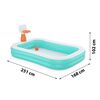 ​Piscina gonflabila Bestway, confectionata din vinil, capacitate 636 l, un cos de baschet si o minge, forma dreptunghiulara, 251 x 168 x 102 cm, albastru si alb-poza 5-Dacenergy.ro