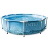 Piscina cu cadru, material PVC durabil cu 3 straturi, usor de asamblat, prelata, forma rotunda, capacitate 4485 l, 305 x 76 cm, albastru-poza 6-Dacenergy.ro