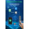 Incuietoare inteligenta DacEnergy©, aplicatie telefon, amprenta, parola, card si cheie, Wifi, Bluetooth, Tuya Smart TT Lock, de inalta securitate, grosimea usii 40-110 mm, negru si bronz, Culoare: Negru, Bronz-poza 10-Dacenergy.ro