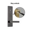 Incuietoare inteligenta DacEnergy©,  pentru hotel, apartament, motel, deblocare Aplicatie TTLock , TTHotel ,  Card RFID, Cheie, culoare negru-argintiu, Culoare: Negru, Argintiu-poza 15-Dacenergy.ro