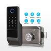 Incuietoare inteligenta DacEnergy, pentru Acasa / Apartament / Airbnb / Vila, deblocare Amprenta digitala / Aplicatie TTTLock / Cod / Card RFID / Cheie, Impermeabila-poza 2-Dacenergy.ro