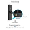 Incuietoare inteligenta DacEnergy©,material aliaj din aluminiu, deblocare Fingerpint,  Aplicatie, Cod, Card RFID, NFC, Cheie ,culoare negru, Culoare: Negru-poza 20-Dacenergy.ro