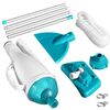 ​Kit de curatare pentru piscina Bestway, tija telescopica din aluminiu, 190 cm, lungime furtun 6 m-Dacenergy.ro