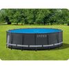 ​Prelata solara pentru piscina Intex, grosimea 150g/m², ajuta la incalzirea si mentinerea temperaturii apei, 488 cm, albastru, Lungime: 488 cm-poza 2-Dacenergy.ro