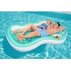 ​Saltea gonflabila, confectionata din vinil, 2 camere de aer, greutate maxim admisa 160 kg, 2 persoane, 224 x 174 cm, albastra-poza 2-Dacenergy.ro