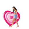 ​Saltea gonflabila de plaja Intex, fabricata din material PVC rezistent, forma de inima, sarcina maxima 100 kg, 155 x 135 x 25 cm, roz-poza 2-Dacenergy.ro