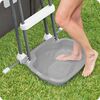 ​Curatator de picioare pentru piscina Intex, se conecteaza la scarile Intex, antiderapant, 56 x 49 x 9 cm, gri-poza 2-Dacenergy.ro