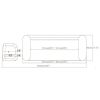 ​Piscina gonflabila, jacuzzi, Bestway Lay-Z Maldives Pro, pompa de filtrare incorporata, filtru pompa tip VI, lumini LED in 7 culori, prelata, apa incalzita la 40°, 5-7 persoane, 1050 l, 201 x 151 x 80 cm, maro-poza 3-Dacenergy.ro