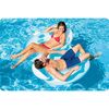 ​Colac de inot dublu Intex, material PVC, 2 manere puternice, sarcina maxima 160 kg, 198 x 117 cm, albastru si alb-poza 3-Dacenergy.ro
